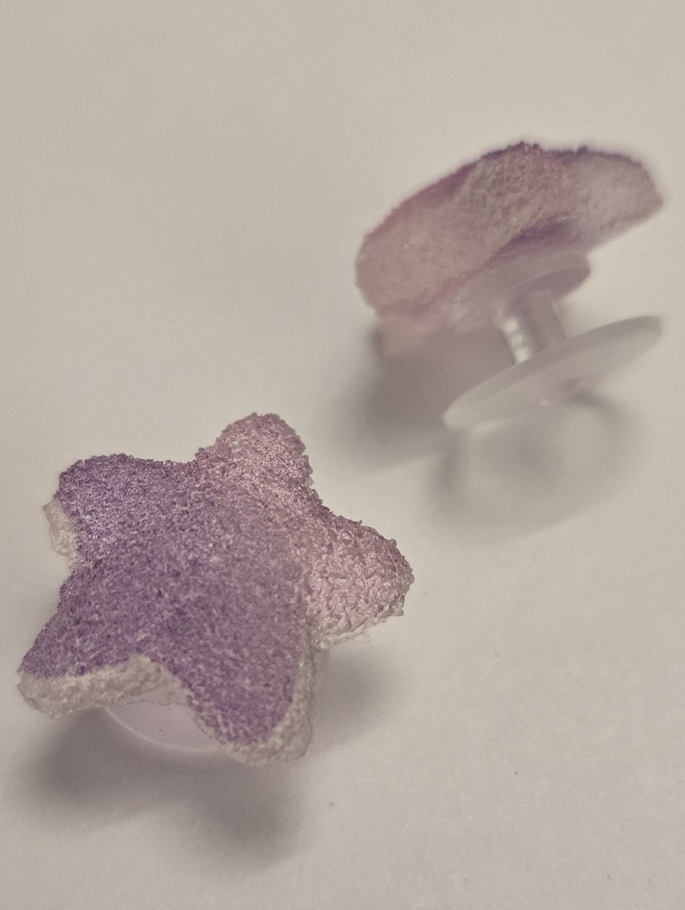 3/$10 Candy Pink Purple Star Croc Charm